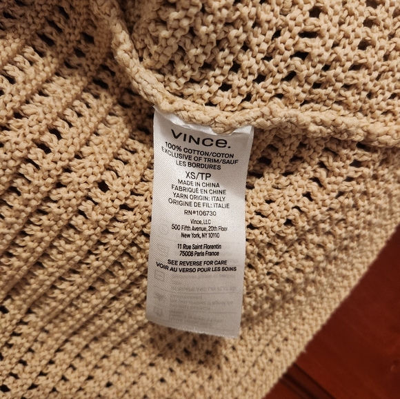 Vince Crochet Cardigan, XS - Picture 5 of 5